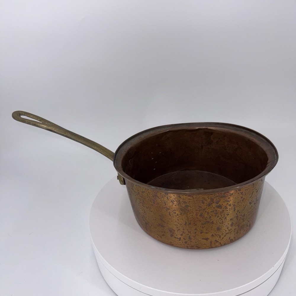 Vintage Copper Saucepan Pot Handmade In Turkey-National‎ Coper Collection
